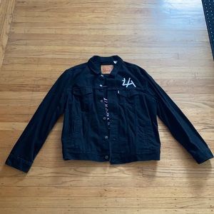 LEVIS X HOT ROD LOS ANGELES BLACK JEAN JACKET (L)